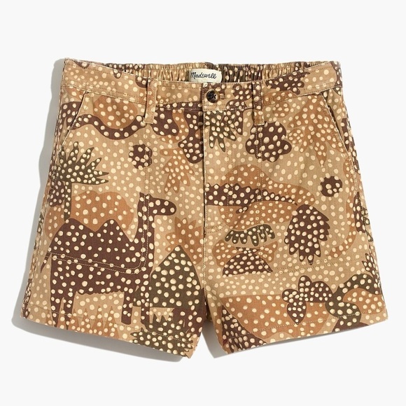 Madewell Camp Shorts in Zoo Review, Size S - Picture 1 of 8